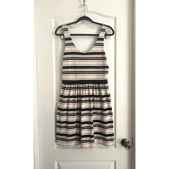 J. Crew Striped Button-back Dress - Picture 1 of 9